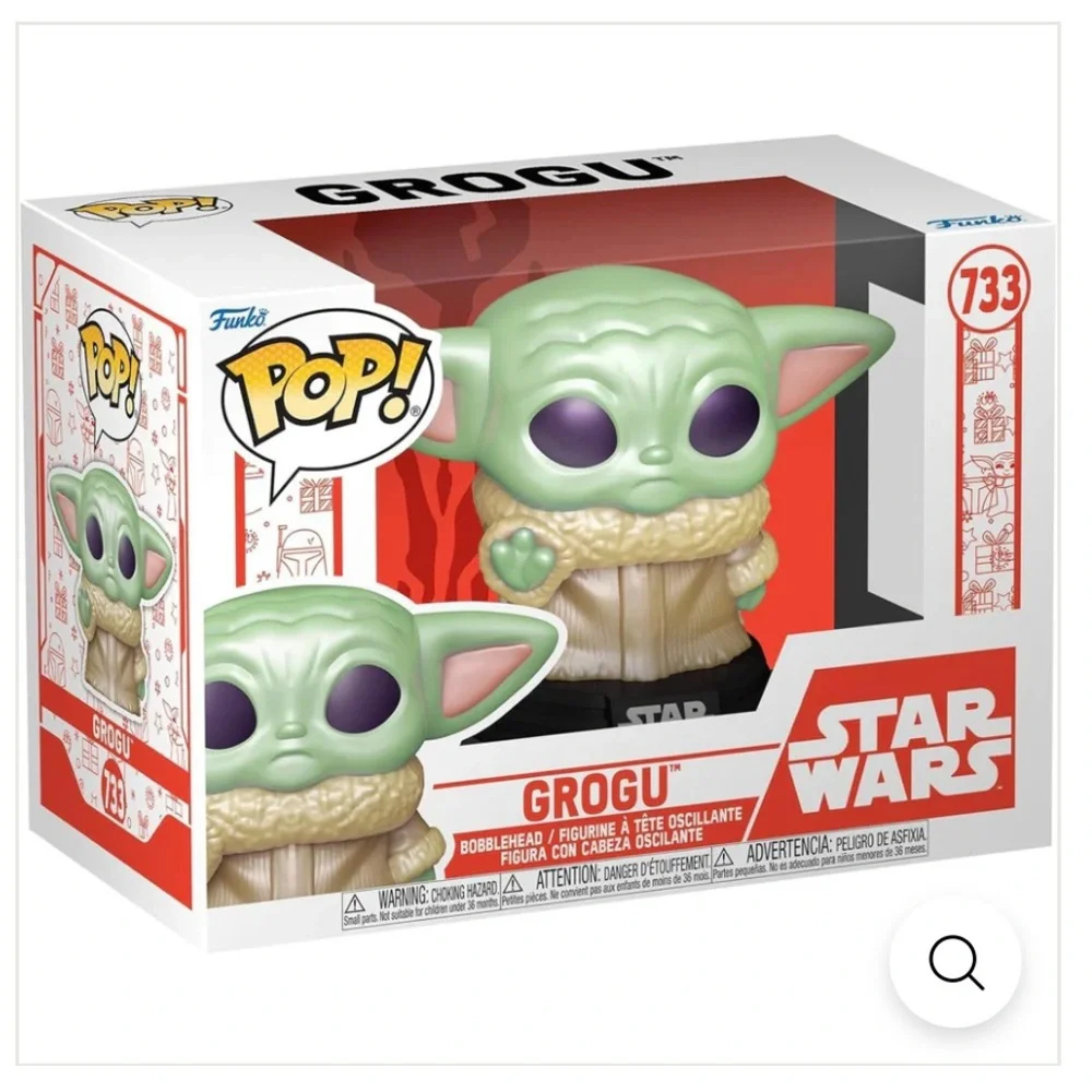 Funko Pop! Star Wars Holiday Grogu (The Child, Baby Yoda) Bobblehead Figure